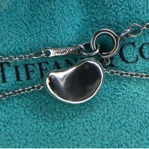 Sterling Silver Elsa Peretti Small Bean Necklace